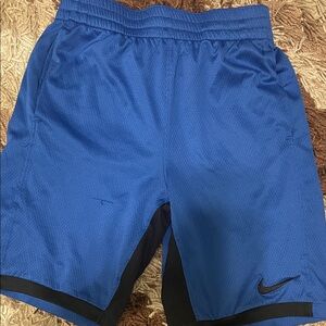 Nike Kid’s Royal Blue and Black Athletic Shorts